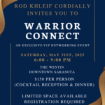 Warrior Connect Dinner May 2025