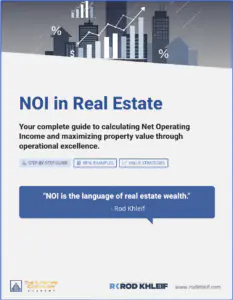 Cover image or NOI in Real Estate Complete Guide Ebook by Rod Khleif