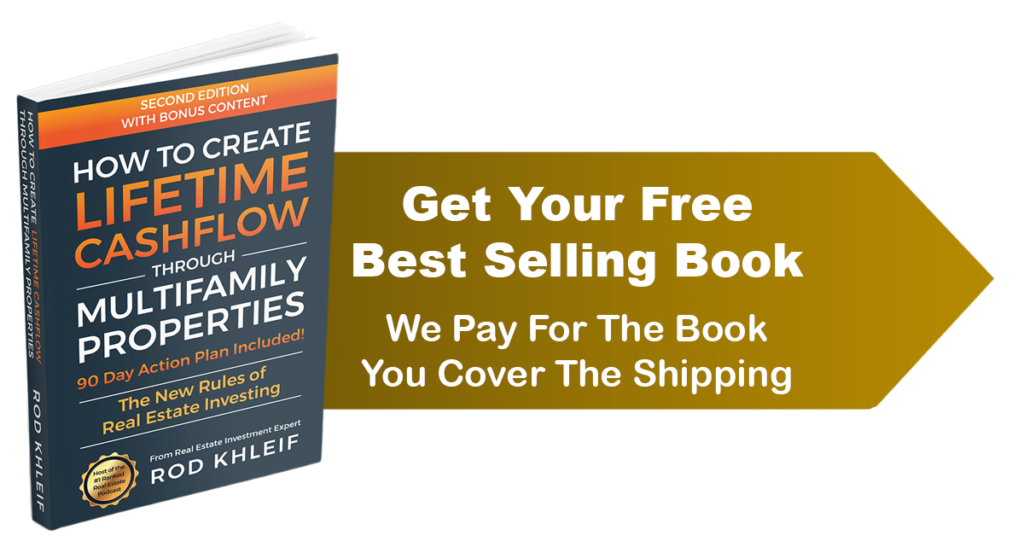 Image of cover of Rod Khleif's book How to Create Lifetime Cashflow Through Real Estate Investing with offer to purchase for free