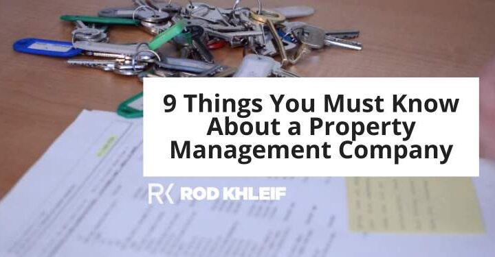 Image of house keys that says 9 Things You Must Know About a Property Management Company
