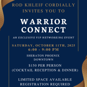 Warrior Connect Dinner October 2025