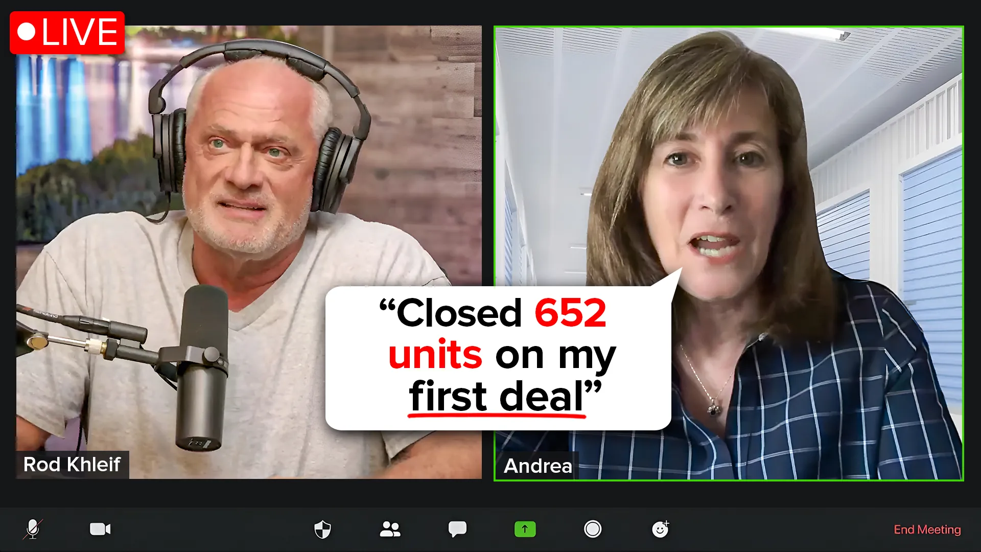 Closed 652 Units on My First Deal