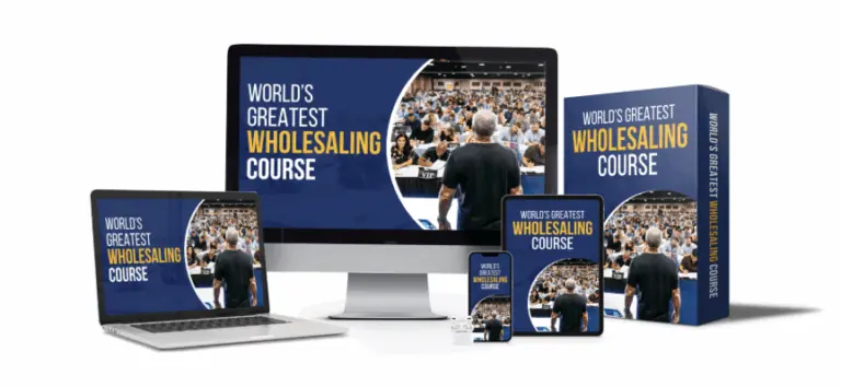 Display of different versions of Rod Khleif's Multifamily Wholesale Course.