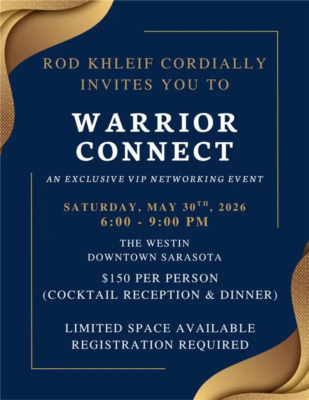 Warrior Connect Dinner May 2026