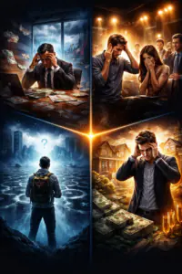 Image depicting the four faces of fear in real estate by Rod Khleif