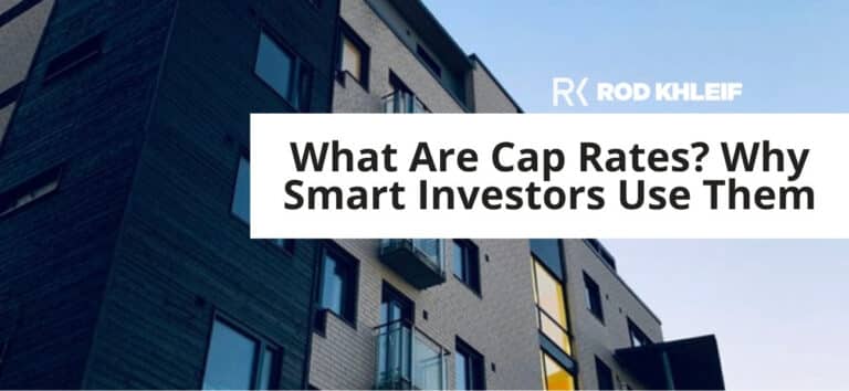 What are cap rates featured image showing a multifamily apartment building, by Rod Khleif