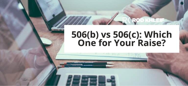 506(b) vs 506(c) featured image for multifamily syndicators comparing the two Regulation D exemptions, by Rod Khleif